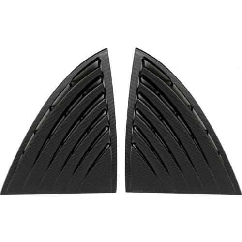 Carbon fiber rear spoiler sticker dust-proof protection car paint light-weight delta wing window frame decoration Car Stickers