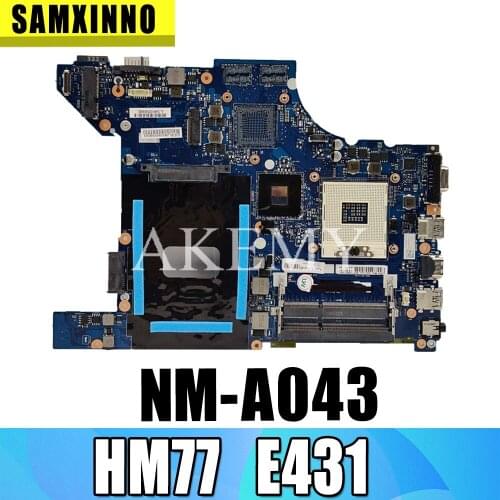 NM-A043 Laptop motherboard For Lenovo ThinkPad Edge E431 original mainboard GM