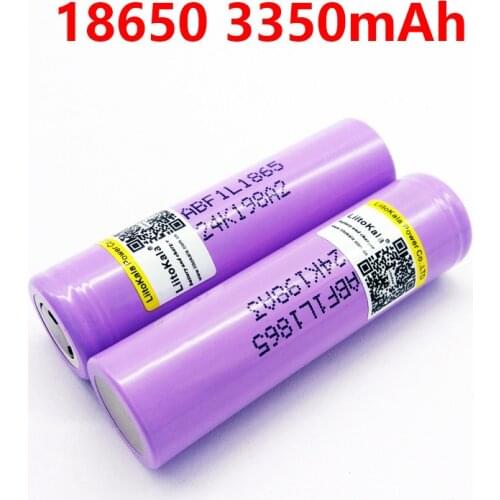 NEW liitokala F1L Original 3.6V 18650 INR18650 F1L 3350mAh 3400mah 4.2V Cut Off Rechargeable Battery