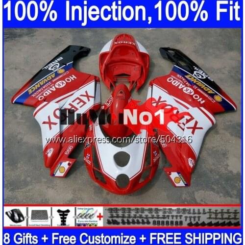 OEM Bodywork For DUCATI 749 999 S R 749R 999R Body 123MC.56 749-999 white red 2005 2006 749S 999S 05 06 Injection Fairing kit