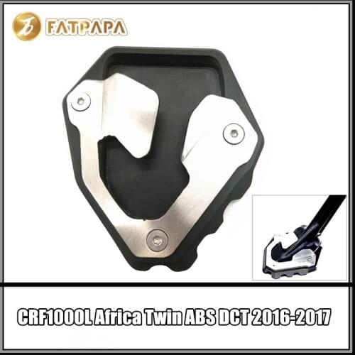 Kickstand Foot Side Stand Extension Pad Support Plate Fit For Honda CRF1000L Africa Twin ABS DCT 2016 2017