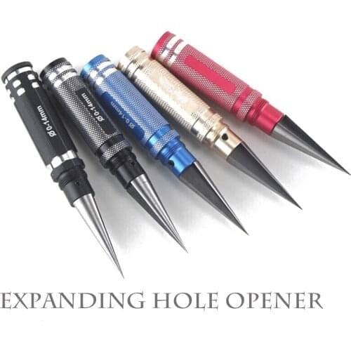 Universal Expanding Hole Opener Reamer 0-14mm Driver Woodworking DIY Tool For RC Hell Car Model Body Woodworking Random Color