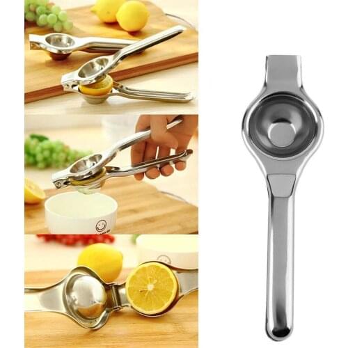 Manual Juicer Stainless Steel Home Lemon Clip Squeeze Juice Orange Press Juice Lemon Clip Kitchen Tools
