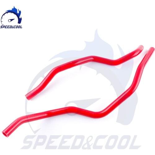 ATV Silicone Radiator Coolant Pipe Tube Hose Kit For Yamaha Grizzly 550 700 YFM550 YFM700 2009 2010 2011