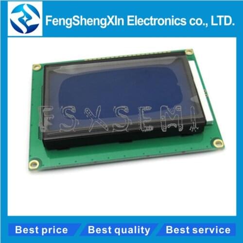 LCD12864 128*64 DOTS LCD module 5V blue screen 12864 LCD with backlight ST7920 Parallel port
