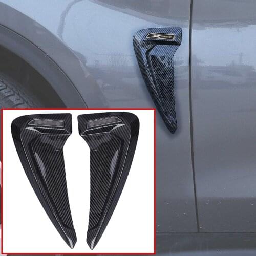1pair Car Air Vent Decoration Trim Sticker for Fender Side Front For BMW X1 X3 X5 E36 E39 E46 E30 E60 E90 E92 F30 Sport