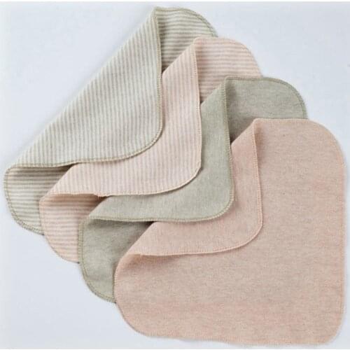 1Pc Baby Cotton S/L Square Towel Bath Wash Handkerchief High Quality Newborn Saliva Wrinkle Towels Muslin Infant Face Wipe Cloth