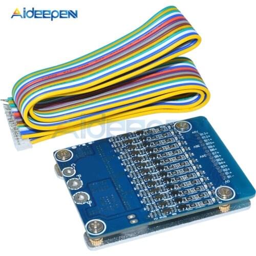 13S 20A 48V Balance Li-ion Lithium 18650 Battery Protection PCB Board Overcharge Short Circuit Protection