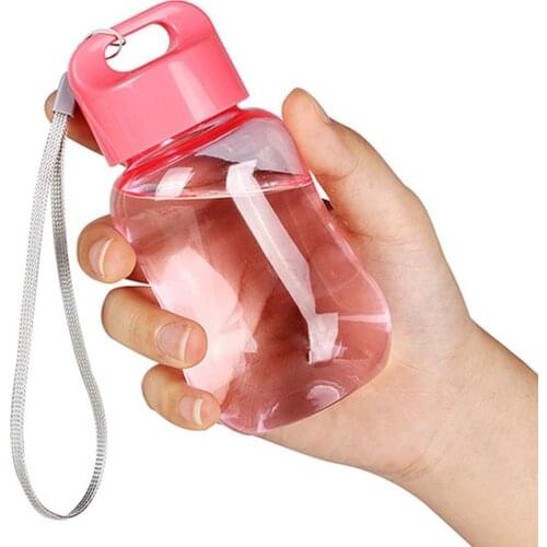 180ml Mini Kids Plastic Bright Color Water Bottle Children School Cute Drinkware