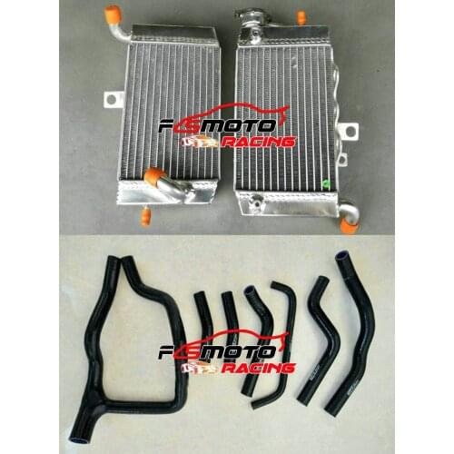 BLACK Silicone Hose + Aluminum Radiator For Hon-da RD07 Africa Twin XRV750 XRV750T 742 cc V-Twin XRV 750 T 1993-2000
