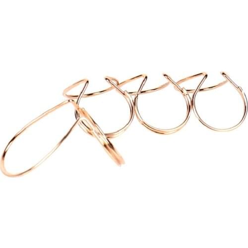 4Pcs Guitar Picks Metal Finger Ring Protection Plectrum Thumb Forefinger Picks For Guitar Bass c