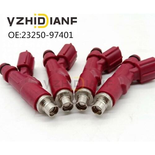 4x New High Quality 23250-97401 Fuel Injector Nozzle For Toyota- Avanza F601RM Daihatsu Terios Car Engine 23209-97401
