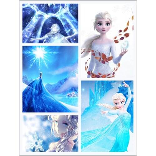 Disney 5D DIY Diamond Painting Cartoon Princess Aisha Full Drill Cross Stitch Kits Embroidery Mosaic Wall Art Home Decor