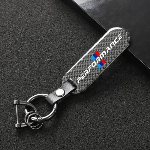 Car Key Chain 360 Degree Rotating Horseshoe Rings For BMW e90 e60 f10 f31 f30 e93 f20 e65 f40 X5 e70 Carbon fiber Car Logo key