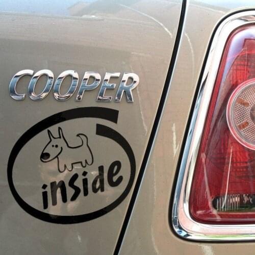 For Dog Inside Gloss Vinyl Car Sticker, Intel Inside, Lover, Geek, Styling