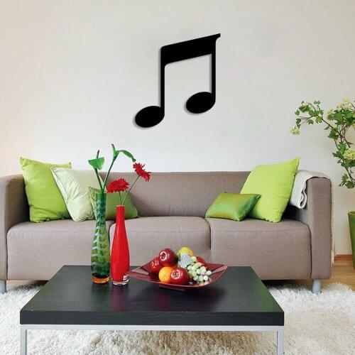 Musical Note Sign Icon Wall Room Home Accessory Wooden Table 45x50cm