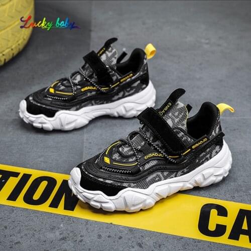 2021 Kids Sport Shoes For Boys Running Sneakers Casual Sneaker Breathable Childrens Fashion Shoes Autumn Platform Light Shoes