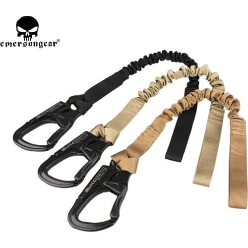 EMERSONGEAR Yates Navy SEAL Save Sling Tactical Airsoft Military Combat Gear Paintball Equipment Save Sling Black EM8891