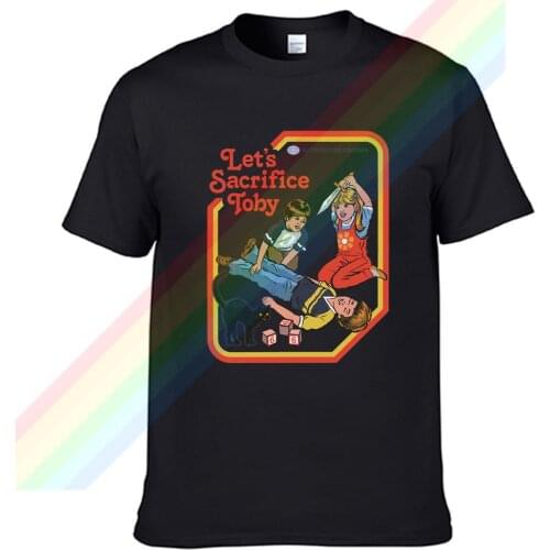 Lets Sacrifice Toby 666 Satan Summer Print T Shirt Clothes Popular Shirt Cotton Tees Amazing Short Sleeve Unique Unisex Tops