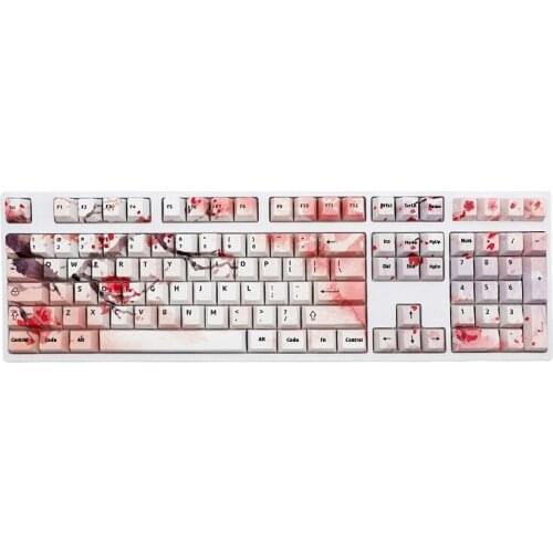 Keycaps Dye Subbed Pbt Keycap Cherry Profile Compatible For Cherry Kailh Gateron MX Switches Gk61 SK61 TKL87 108 Key