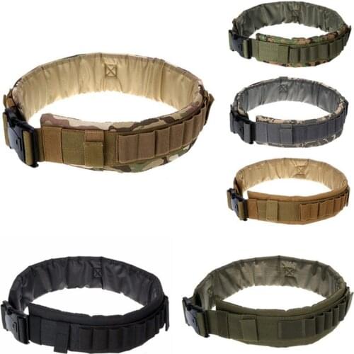 Multifunctional Breathable Anti Slip Detachable Tactical Waist Belt Army Military Combat Battle Belt for Hunting Outdoor CS