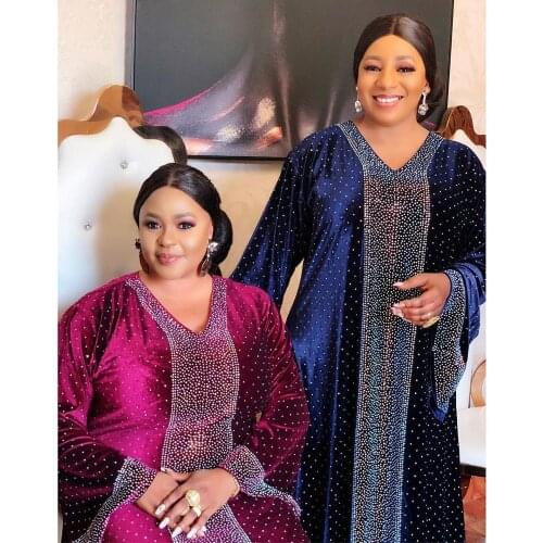 2021 NEW Velvet Muslim Dress For Women Abaya Dubai Bangladesh Evening Dresses Moroccan Kaftan Turkish Pakistan Abaya Long Maxi