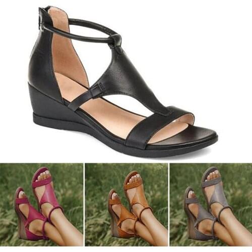 Newly Womens Sandal Comfort Slides Beach Shoes Buckle Design Summer Beach Shoes for Outdoor