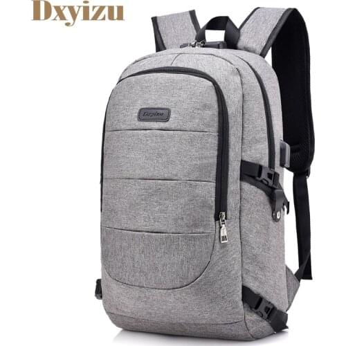 Casual Coded Lock Backpacks USB Charge Packsack Travel Computer Backpack Men Out Door Daypack for Teenager Large Capacity Bags