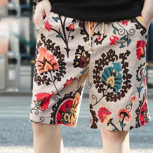 Casual Shorts Men Summer Cotton Linen Fashion Male Shorts Loose Quick Dry Mens Short Pants Streetwear High Quality Man Shorts