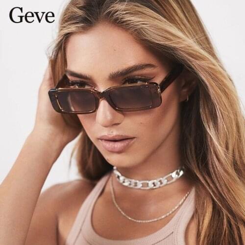 Classic Square Sunglasses Women Vintage Brand Small Rectangle Sun Glasses For Female Fashion Travel Glasses Eyewear UV400 Oculos