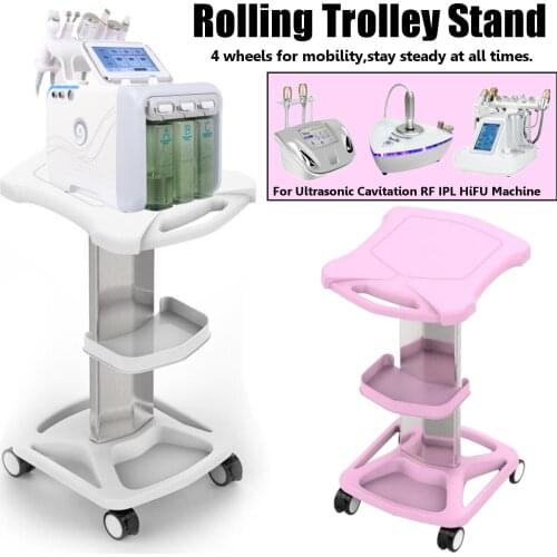 ABS Beauty Salon Trolley Salon Use Pedestal Rolling Cart Wheel Aluminum Stand Personal Care Appliance Parts With Universal wheel