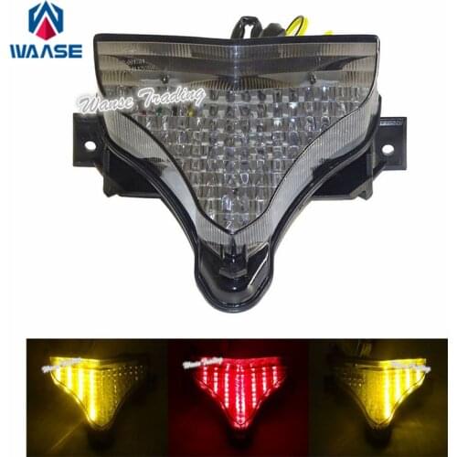 Waase For Yamaha YZF R1 2009 2010 2011 2012 2013 2014 E-Mark Tail Light Brake Turn Signals Integrated LED Light