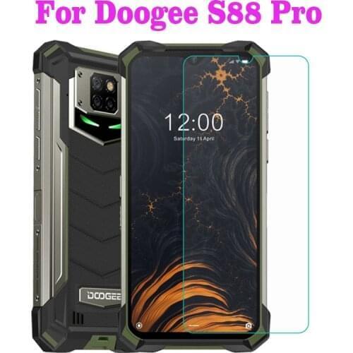 10PCS/Lot For Doogee S88 Pro Tempered Glass 2.5D Protective Film 9H Explosion-proof LCD Screen Protector For Doogee S88 Pro