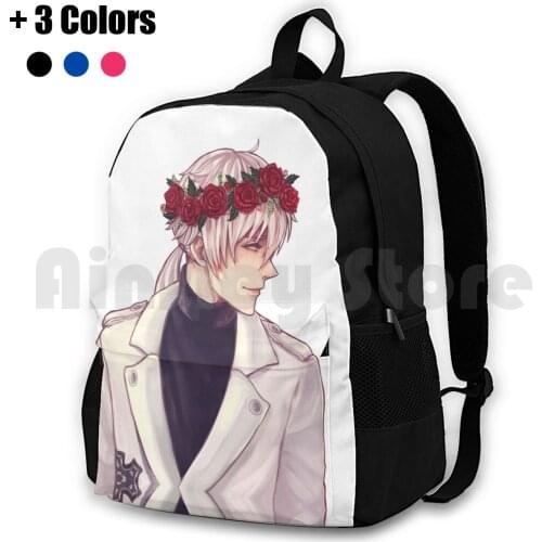 [ Zen ] | | Mystic Messenger Outdoor Hiking Backpack Riding Climbing Sports Bag Zen Hyun Ryu Mystic Messenger Korea Flower Boy