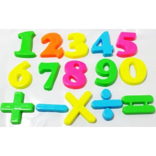 15pc MAGNETIC NUMBERS - 1.5" ~NEW~ EDUCATIONAL TOY PRE SCHOOL DIY Decorations party birthday Favors pinata gift