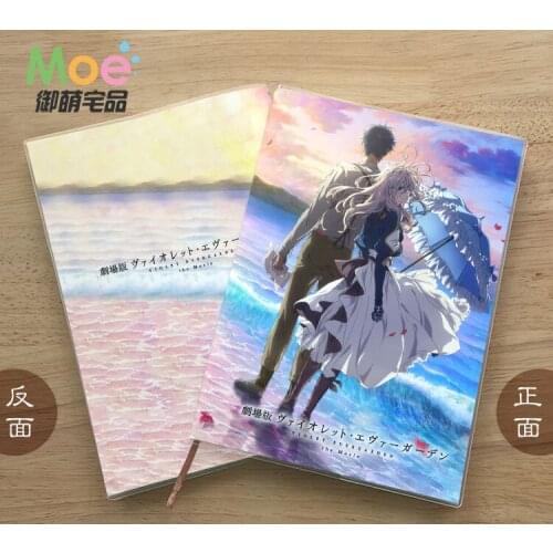 Anime Violet Evergarden Figure Student Notebook Delicate Eye Protection Notepad 6564 Diary Memo Gift