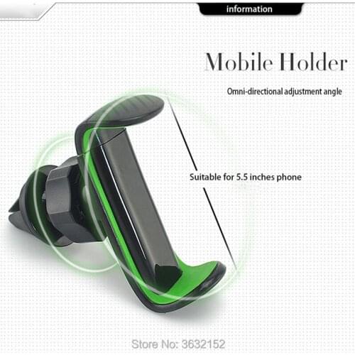 Car Phone Holder for Air Vent Mount Holder Stand 360 Rotation Mobile Phone Stand for Jaguar xf xe x-type xj s-type f-pace XFR