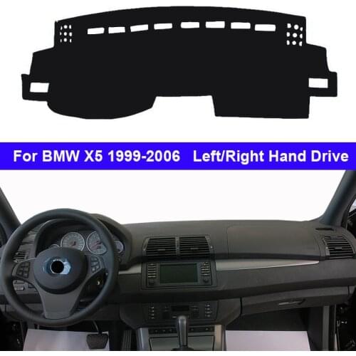 Auto Car Dashboard Cover Dash Mat Carpet Cape For BMW X5 1999 - 2006 Dash Mat Anti-sun 2005 2004 2003 2002 2001 2000 Car Styling