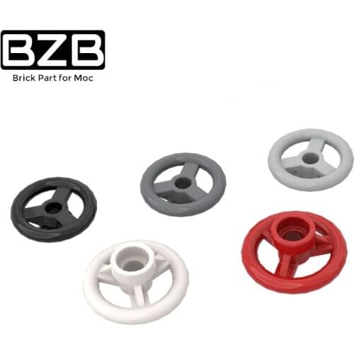 BuildMOC 16091 steering wheel diameter 16 mm Technic Changeover Catch For Building Blocks Parts DIY Educational Tech Parts Toys