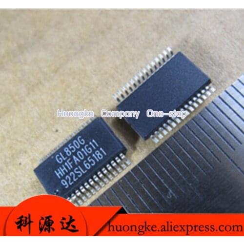 2pcs/lot GL850 GL850G SSOP-28 USB 2.0 hub controller chip new original In Stock