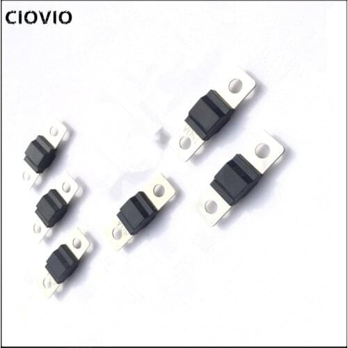 CIOVIO 10PCS ANS trumpet Fork plug fuse 30A 40A 50A 60A 70A 80A 100A 125A 150A 200A Bolt fixed insurance film