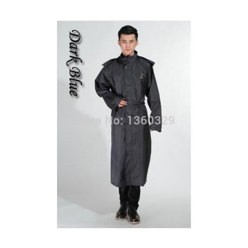 Men Womens Long Trench Raincoats Waterproof Outdoor Jacket burbe rry capa de chuva Poncho Casual Hooded Rainwear Free Shipping