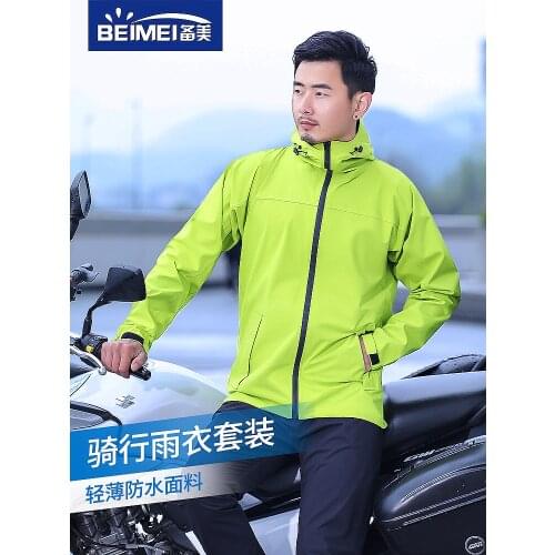 Adult Raincoat Pants Waterproof Outdoors Hiking Mens Sports Suits Imperneable Thickening Veste Femme Ete Rain Gear BE50rc