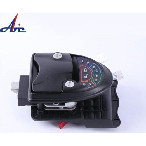 Keyless Door Lock with The Handle and Remote Controller for RV Car Caravan Trailer and Camper IB-F06 Sixth Generation Color Key