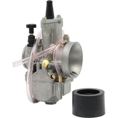 PWK Koso 32MM Racing Flat Side Carburetor for Kawasaki KX80 KX100 KX125 Suzuki RM65 RM80 RM85 RM85L ATV Dirt Bike Carb