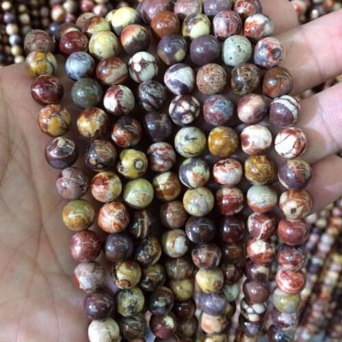 Round bird egg agates stone beads natural stone beads DIY loose beads for jewelry making strand 15" wholesale
