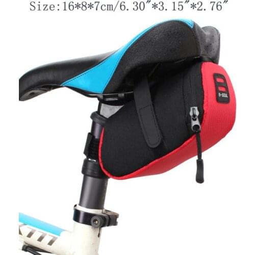 Nylon Bicycle Bag Bike Waterproof Storage Saddle Bag Seat Cycling Tail Rear Pouch Bag Saddle Bolsa Bicicleta Bike Accessories