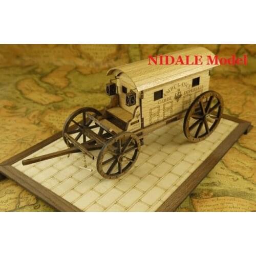NEW Scale 1/45 Napoleon Field Medical vehicle model kits + Trailer model kit+ Middle Floor display model kits
