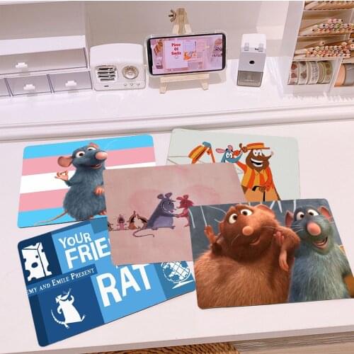 Disney Your Friend the Rat Customized MousePads Computer Laptop Anime Mouse Mat Rubber PC Computer Gaming mouse pad