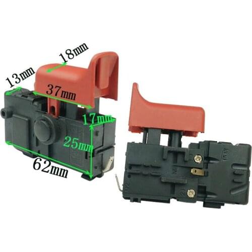 1pcs Electric Drill Dust proof Speed Control Electric drill switch 62x25mm